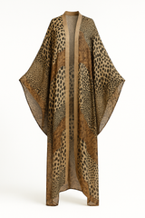 Women's Open Front Kimono Dress