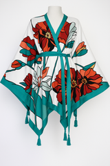 Floral Print Kimono