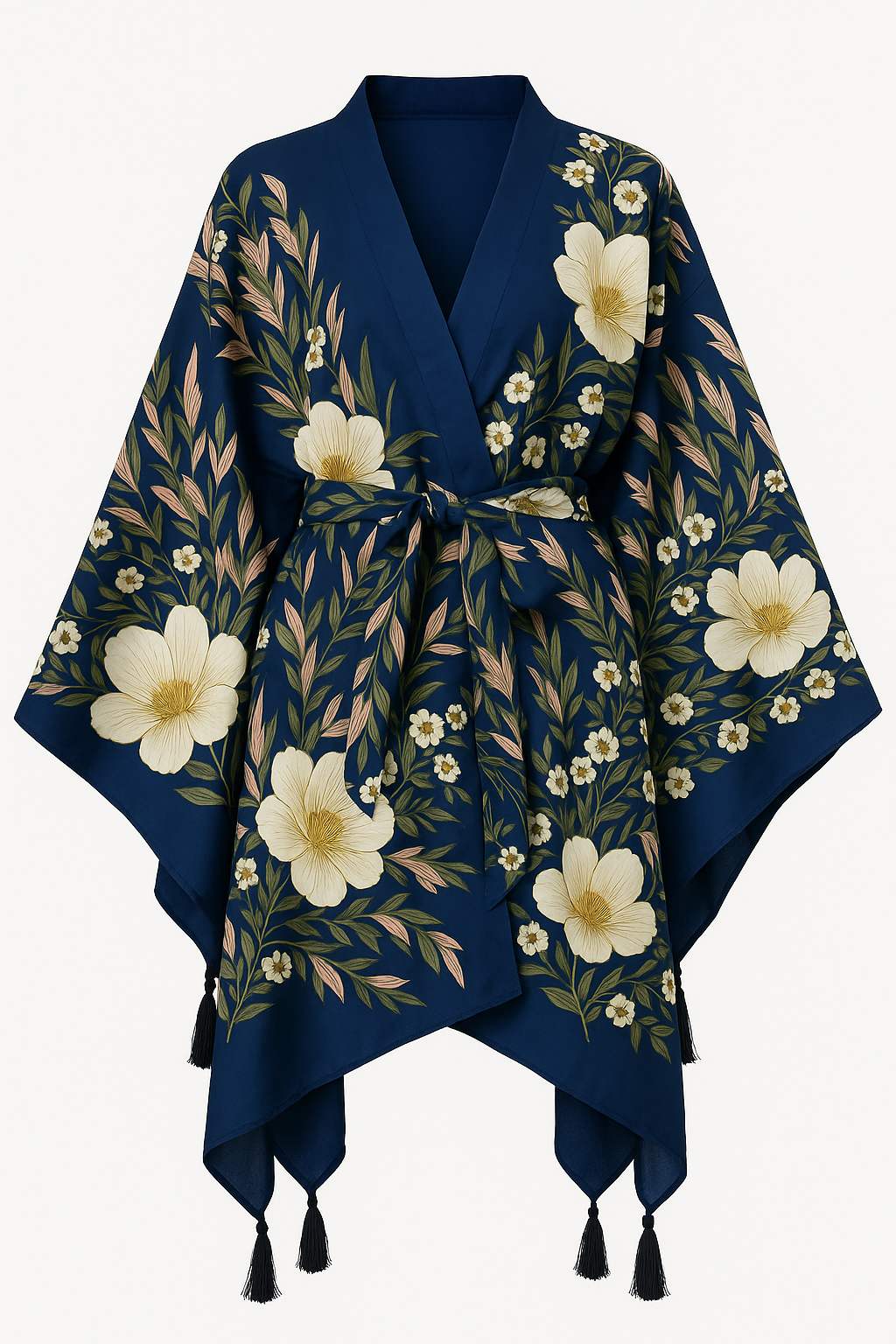 Floral Print Kimono