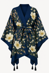 Floral Print Kimono