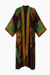 Luxurious Ornate Pattern Kimono Dress