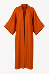 Elegant Solid Color Kimono Dress