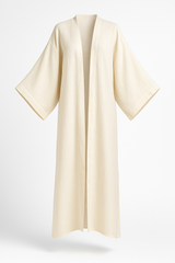 Elegant Solid Color Kimono Dress