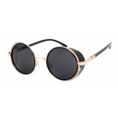 Shauna Steampunk Retro Round Sunglasses