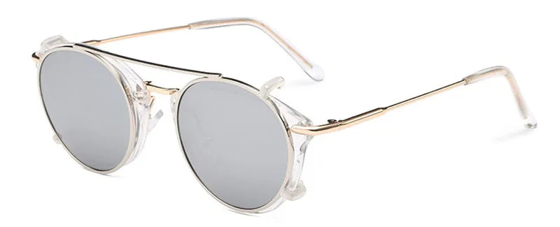 Unique Tortoise Shell Round Sunglasses