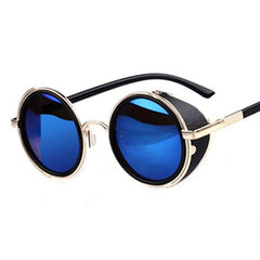 Shauna Steampunk Retro Round Sunglasses