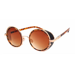 Shauna Steampunk Retro Round Sunglasses