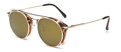 Unique Tortoise Shell Round Sunglasses