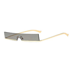 Chic Minimalist Half Frame Sunglasses