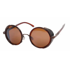 Shauna Steampunk Retro Round Sunglasses