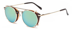 Unique Tortoise Shell Round Sunglasses