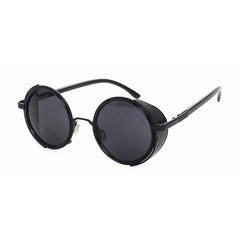 Shauna Steampunk Retro Round Sunglasses