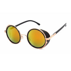 Shauna Steampunk Retro Round Sunglasses