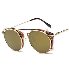 Unique Tortoise Shell Round Sunglasses