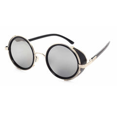 Shauna Steampunk Retro Round Sunglasses