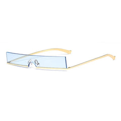 Chic Minimalist Half Frame Sunglasses