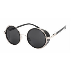 Shauna Steampunk Retro Round Sunglasses