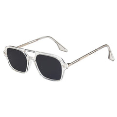 Chic Tortoise Shell Square Aviator Sunglasses