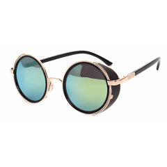 Shauna Steampunk Retro Round Sunglasses