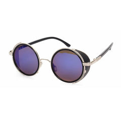Shauna Steampunk Retro Round Sunglasses