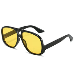 Trendy Oversized Aviator Sunglasses