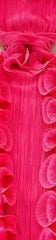 Leaf Pleated Maxi Dress