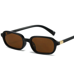 Fashion Forward Slim Rectangular Sunglasses