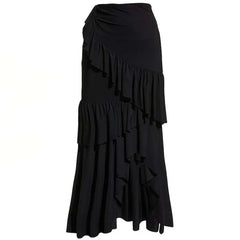 Riviera Stripe One-Shoulder Swimsuit with Puff Sleeve and Ruffle Sarong