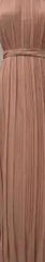 Elegant Ivory Pleated Maxi Dress
