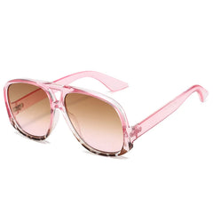 Trendy Oversized Aviator Sunglasses