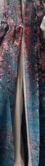 Tribal Print Long Pleated Kimono