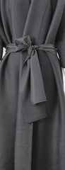 Mocha Textured Wrap Maxi Dress
