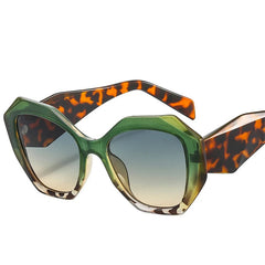 Unique Sculptural Frame Sunglasses