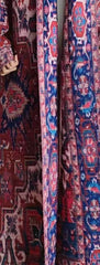 Vintage Indigo Porcelain Print Maxi Coat Dress
