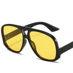 Trendy Oversized Aviator Sunglasses