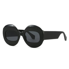Chic Statement Round Sunglasses