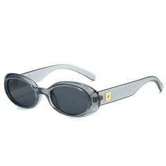 Chic Tortoise Pattern Oval Sunglasses