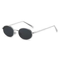 Shauna Vintage Retro Oval Sunglasses