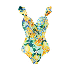 Chic Ruffle Strap Swimsuit