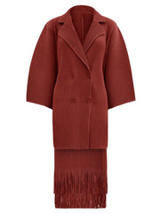 Magenta Pleated Blazer Dress