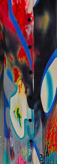 Vibrant Abstract Print Long Dress