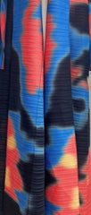Vintage Indigo Porcelain Print Maxi Coat Dress