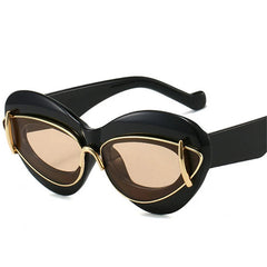 Unique Designer Inspired Cat-Eye Sunglasses