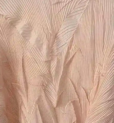 Lavender Sculpted Pleated Mesh T-shirt