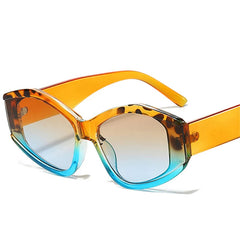 Fashion Forward Geometric Cat-Eye Sunglasses