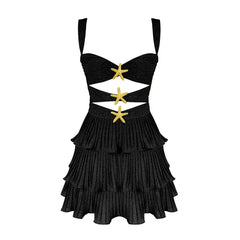 Ocean Jewel Tiered Cutout Swimsuit