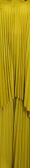 Modest Camel Pleated Layered Maxi Dress
