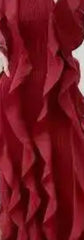 Royal Purple Sculpted Ruffle Pleated Dress