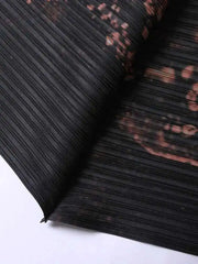 Elegant Midnight Flame Long Open-Front Cardigan Dress