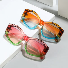 Fashion Forward Geometric Cat-Eye Sunglasses
